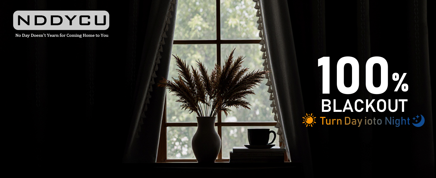 boho blackout curtains
