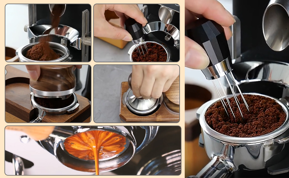 Roadtime Espresso Coffee Stirrer, Coffee Needle Stirring Tool with