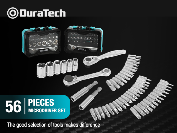 Amazon.com: DURATECH 56-Piece 1/4