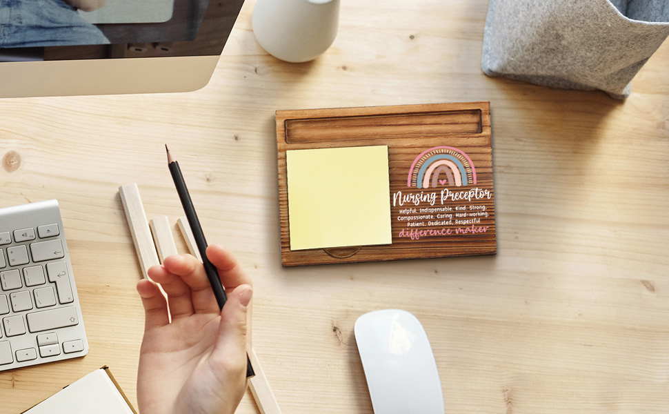 Nursing Preceptor Sticky Note Holder, Nursing Preceptor