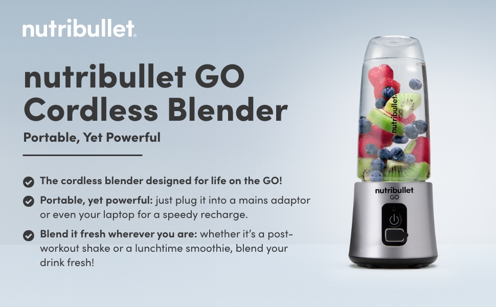 nutribullet GO silver