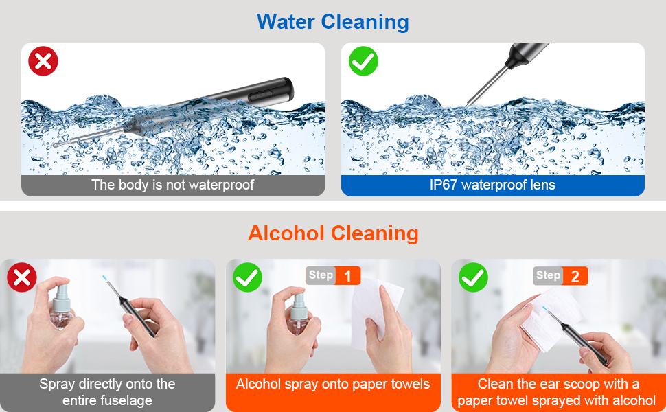 ear cleaner with camera and light