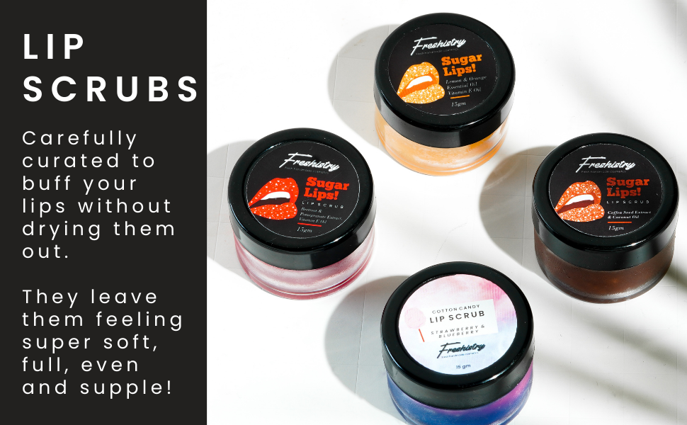Freshistry Lip Scrub For Removing Dead Skin Lighten & Smoothness Lips