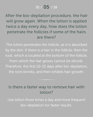 Is there a faster way to remove hair with Makeda lotion?