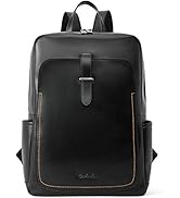 BOSTANTEN Leather Laptop Backpack for Women,15.6 inch Computer Backpack Purse College Daypack Wor...