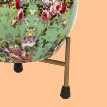 metal planter with stand metallic pot holder