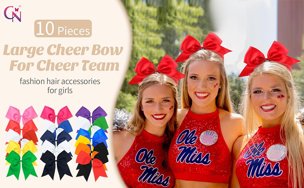 10pcs cheer bow