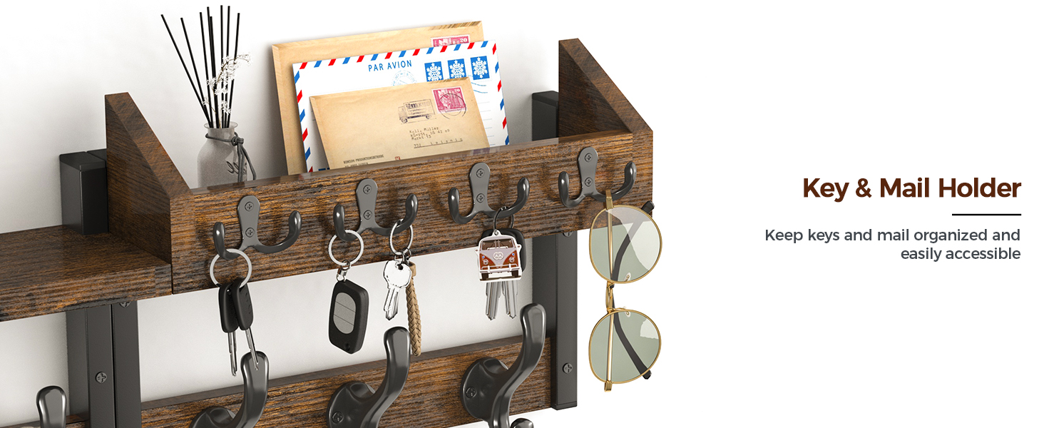 coat rack with shelf