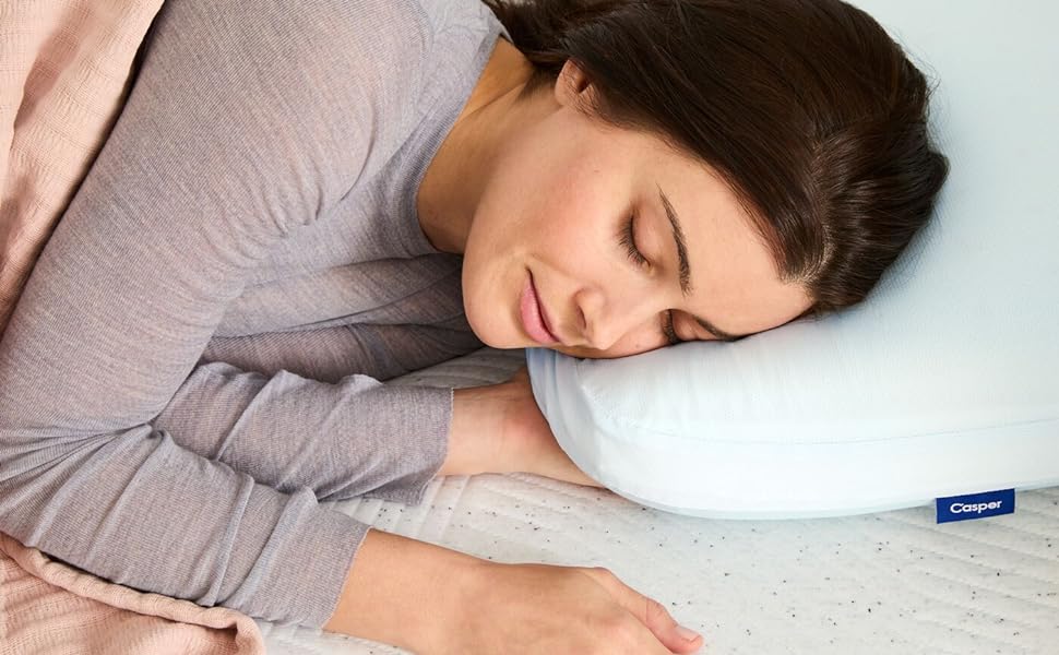 Casper Sleep Hybrid Snow Pillow, King, White Home & Kitchen