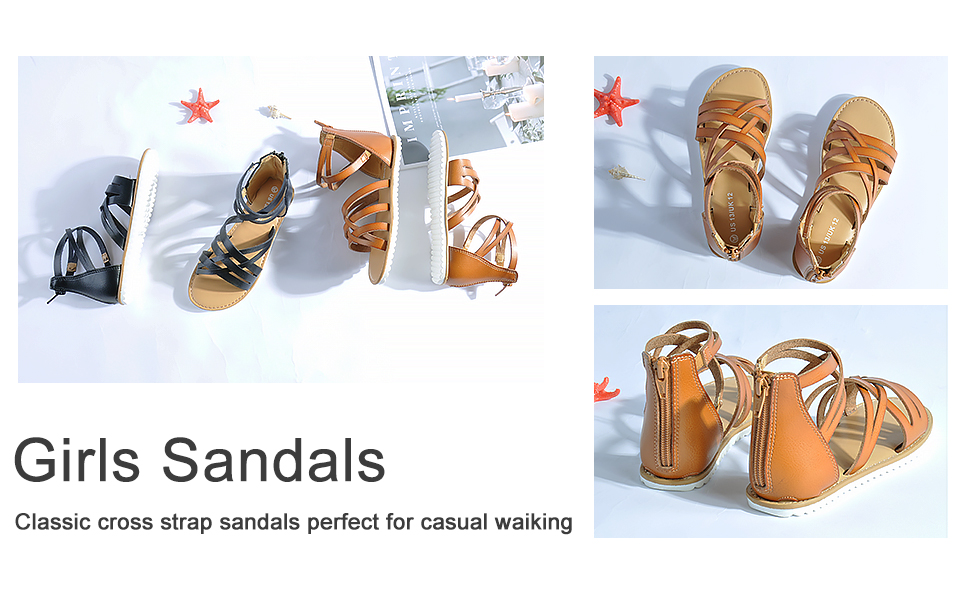 girls summer outdoor shoes, pool beach sandals for girls