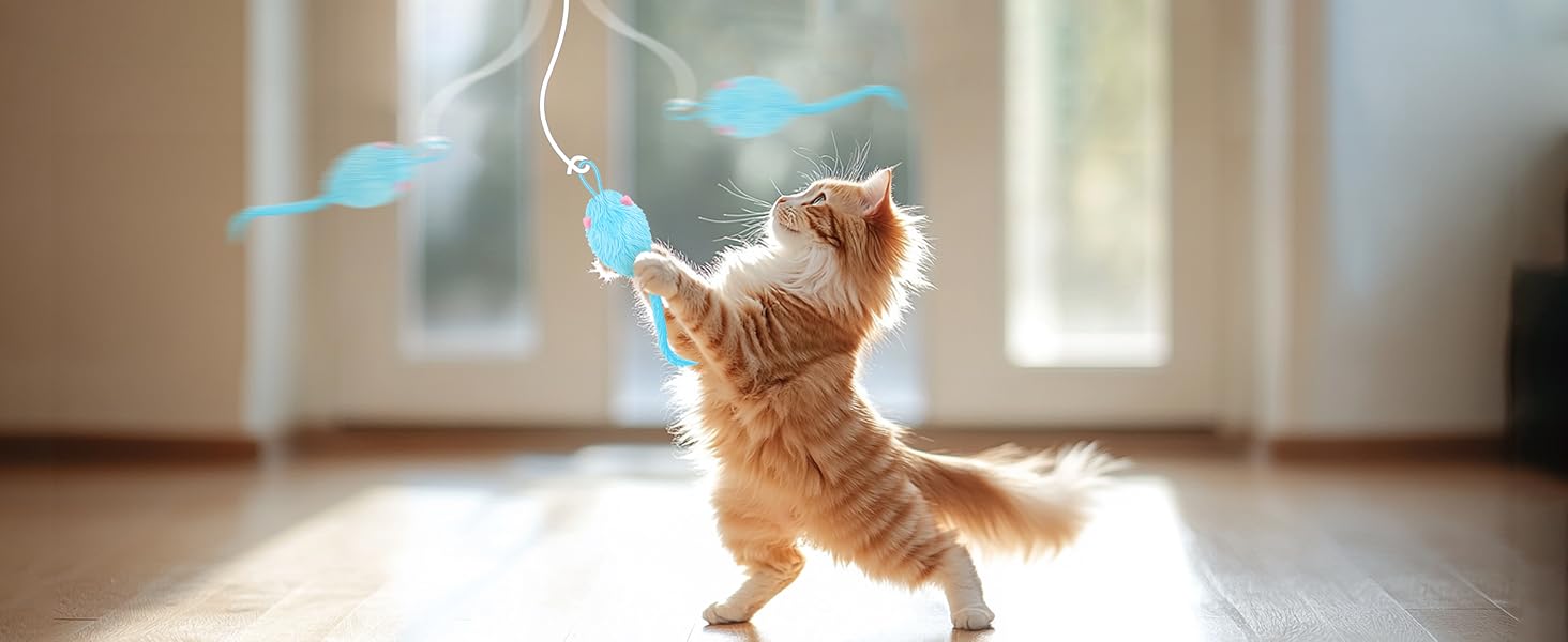 Upgraded Smart Interactive Cat Toy with Remote Control