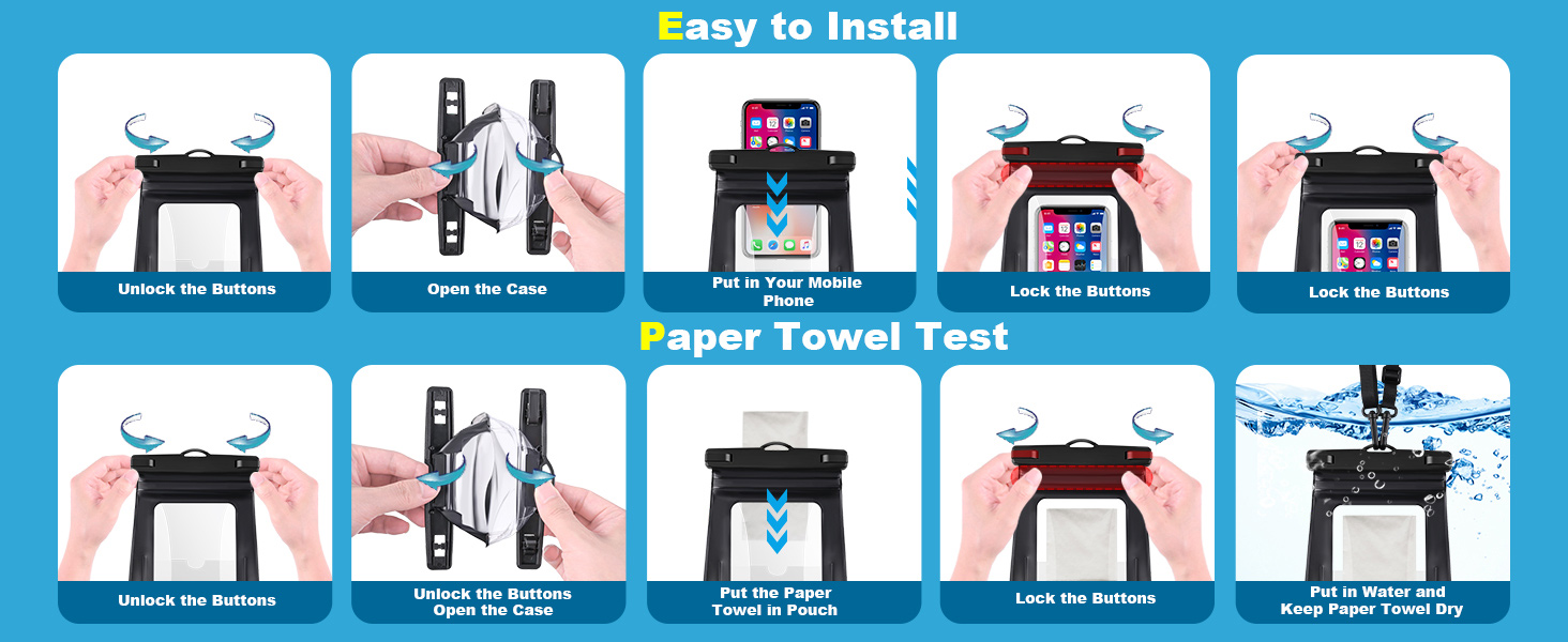 waterproof cell phone pouch