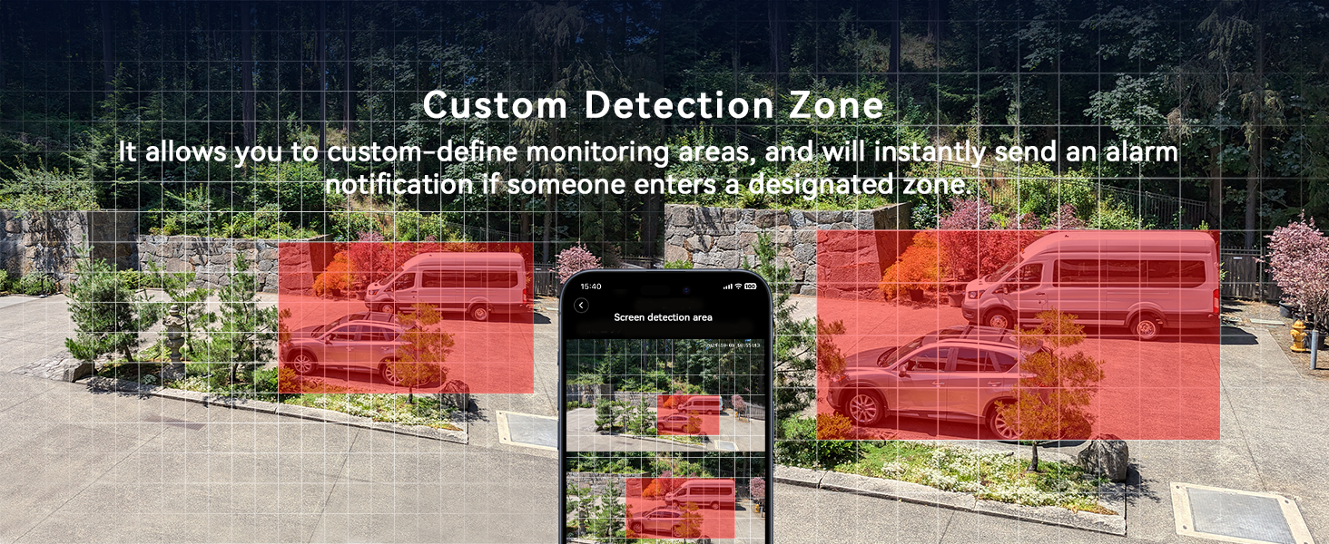 custom dection zone