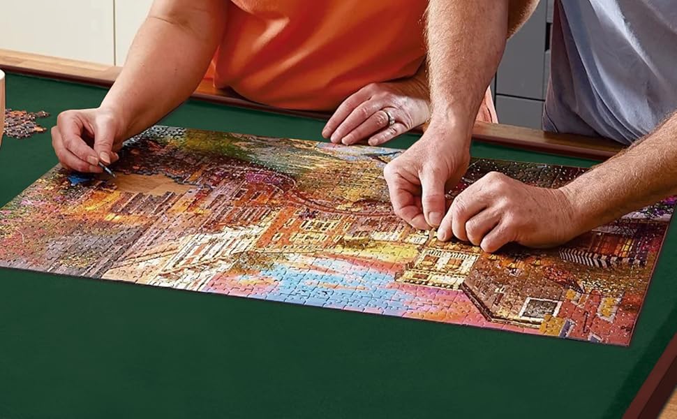 Jighaus Rotating Jigsaw Puzzle Table for Adults, Fit 2000