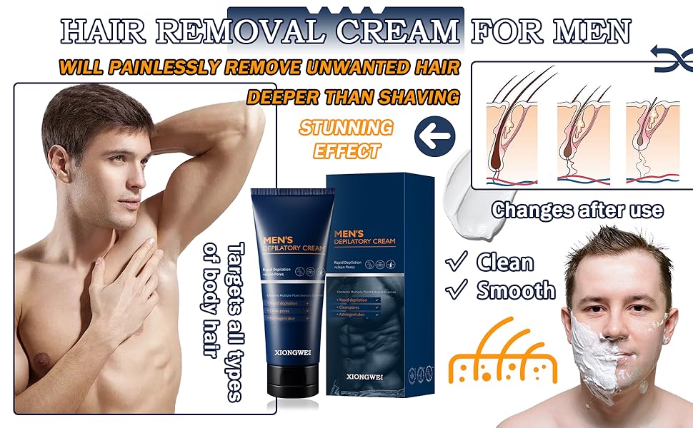 Men's Hair Removal Cream