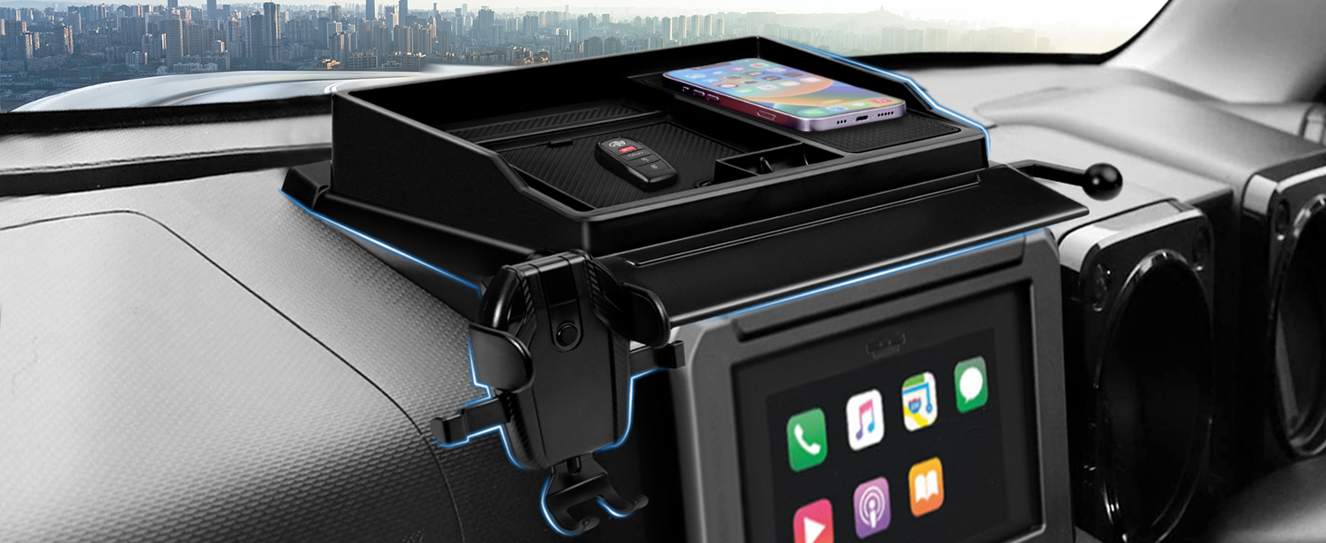 スズキ 新型ジムニー JB64 JB74型 2WAY ナビバイザー ダッシュボードトレイ