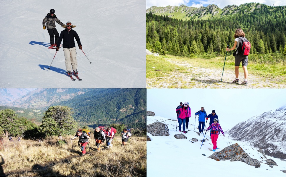 6 Pack Snow Baskets for Trekking Poles,Universal Mud Ski