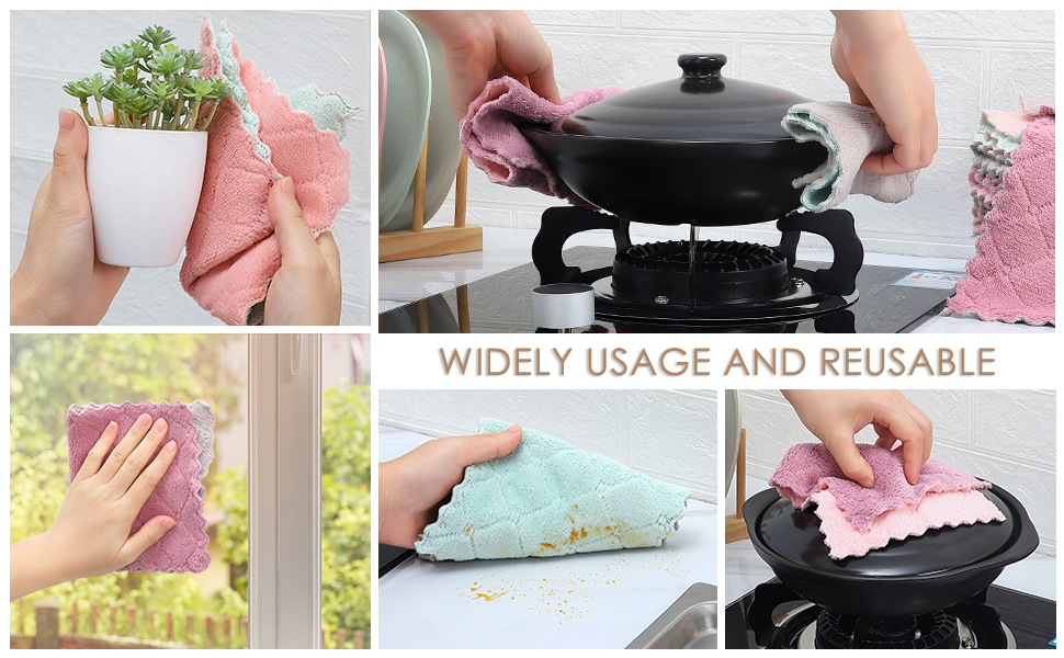 - Window Cleaning - Handy Wipes - Wiping Dishes