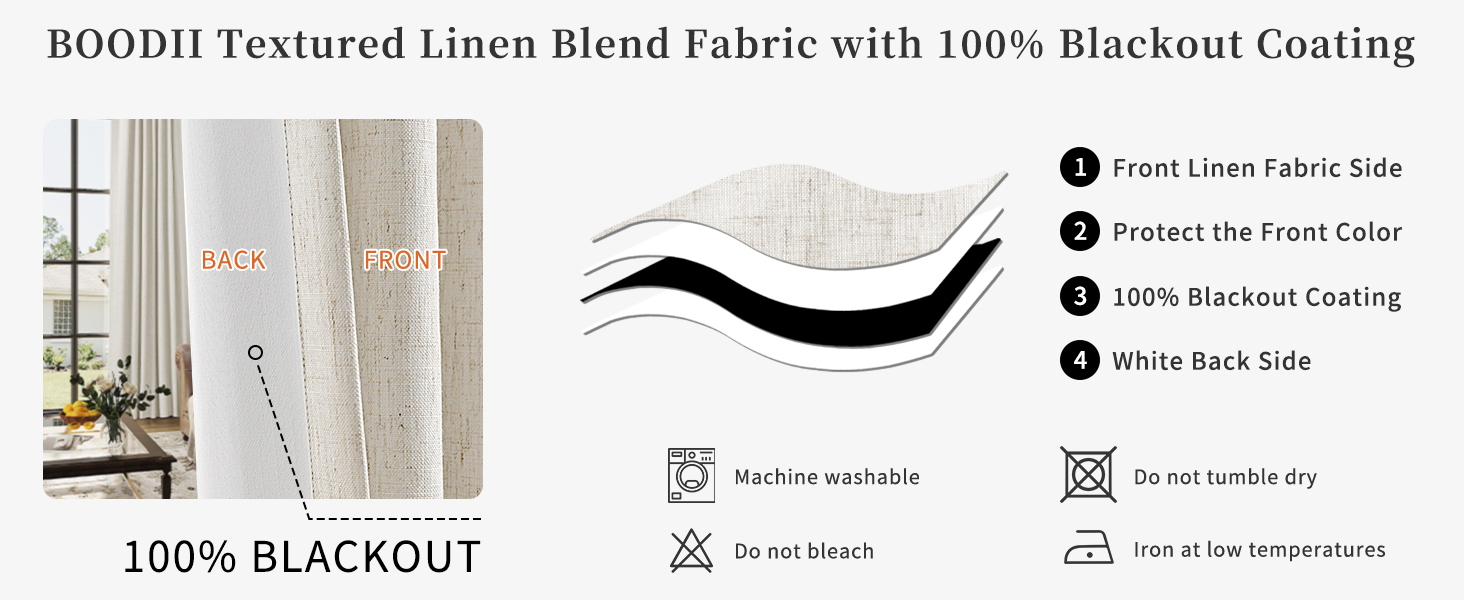 100% Blackout Curtains