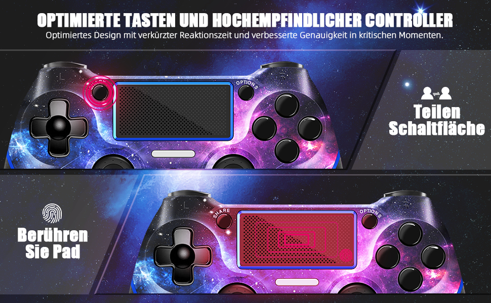 AceGamer Bezprzewodowy kontroler do PS4, Tefelan Game