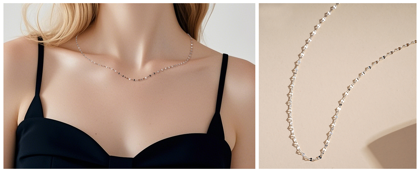 18 inch silver chain for women women necklace silver sterling silver chain necklace for women