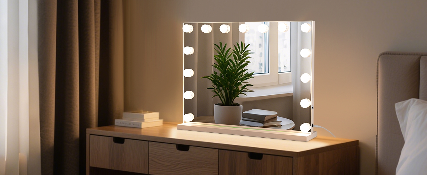 Makeup mirror for bedroom