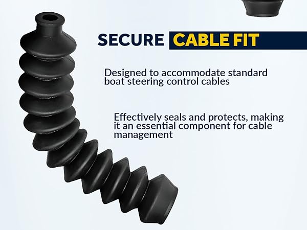 Amazon.com: Five Oceans 8-inch Steering Cable Boot - Line