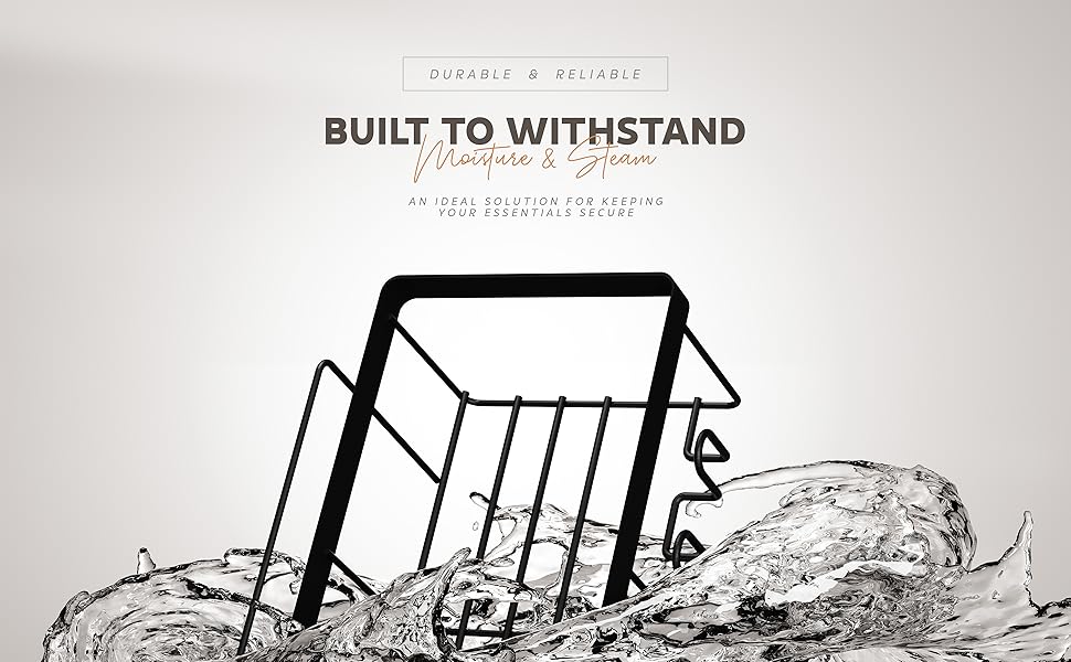 bathroom rack without drilling