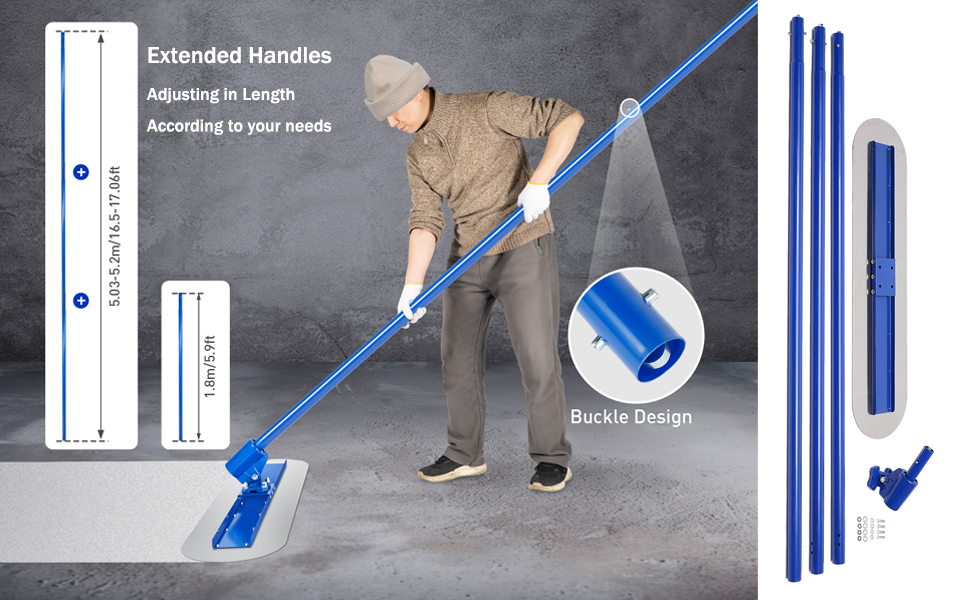 LGODDYS Bull Float Magnesium Concrete Float 48 * 11" Concrete Finishing