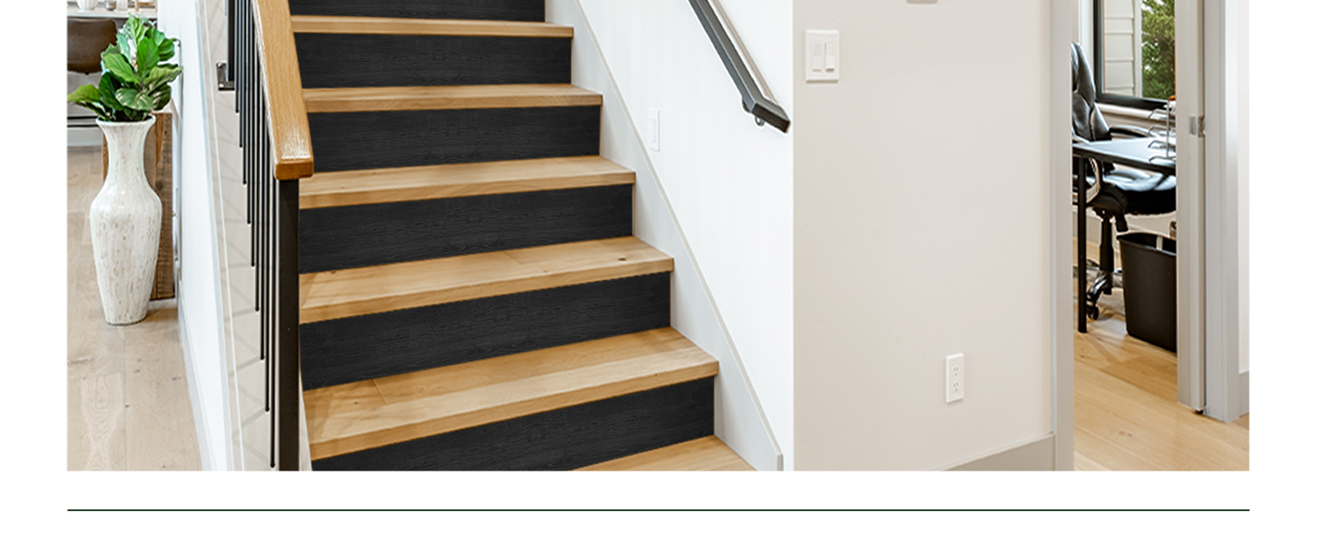 blackblash for stair riser