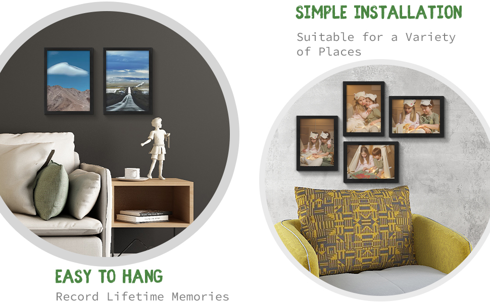 Golden State Art, A2 Picture Frame with Plexiglass, 16