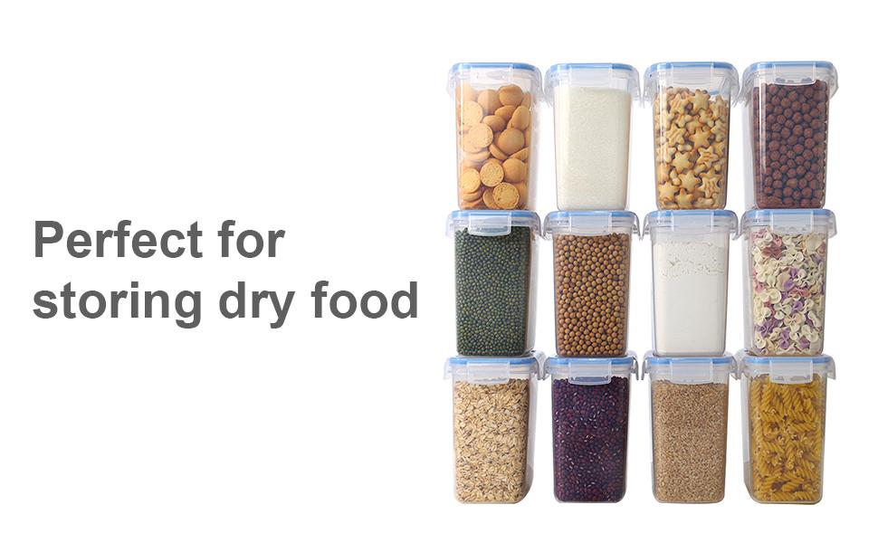 ENTITY Airtight Storage Container Set for Fridge, BPA Free Airtight