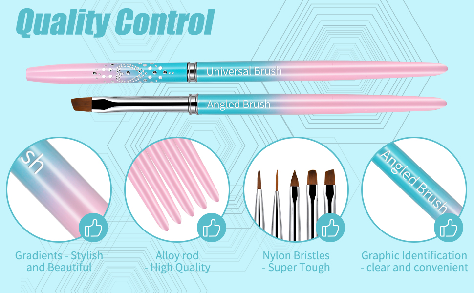nail design brushes
