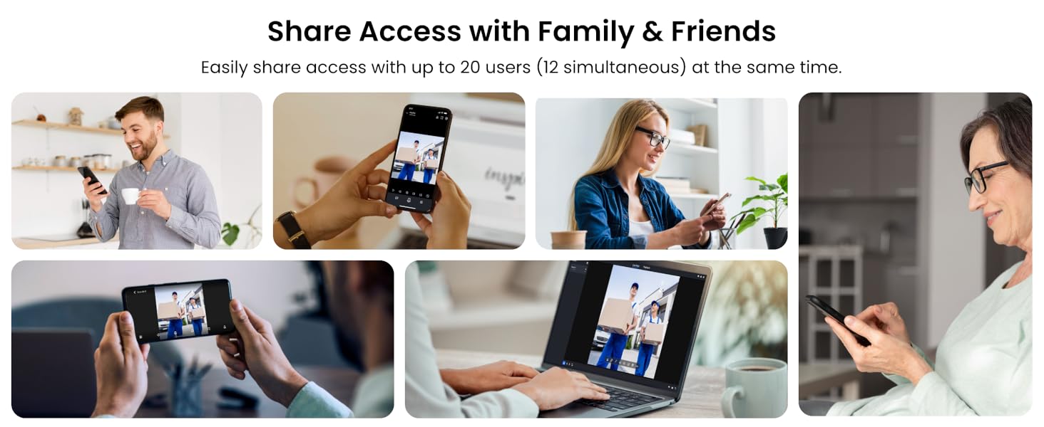 REOLINK Wireless 2K Battery Video Doorbell Camera