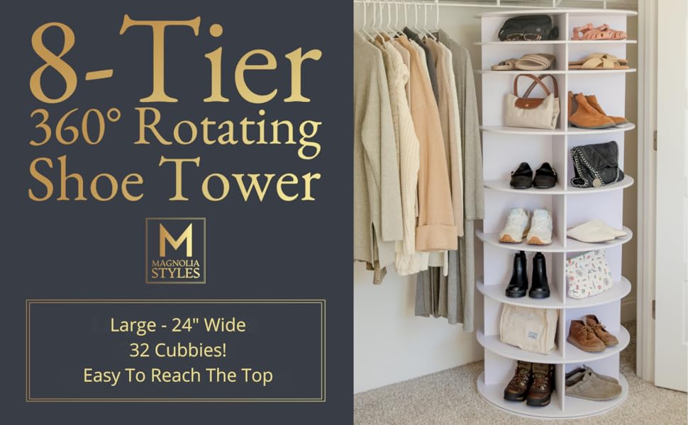 shoe rack inside closet