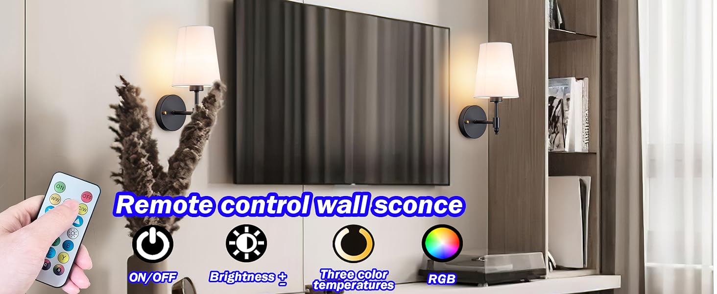 wireless wall sconce