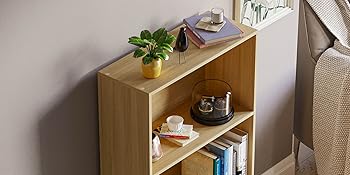 Vida Designs Cambridge 3 Tier Medium Bookcase, Oak Wooden Shelving Display Storage Unit Office Living Room Furniture 13 Cambridge bookcase