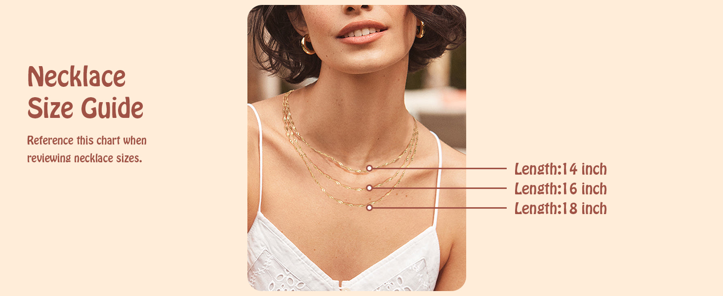 necklace size guide