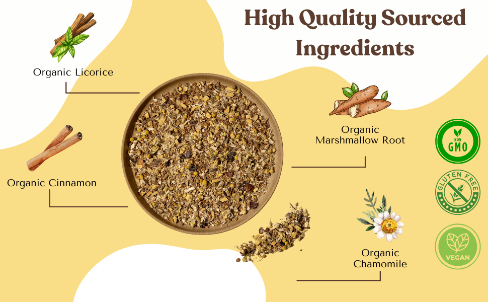 leaky gut digestive organic tea