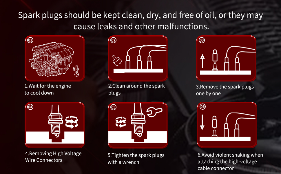 Juicery Iridium Spark Plugs Automotive Replacement IZFR6K11 9807B5617W