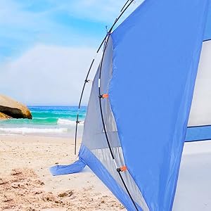 pop up beach shade