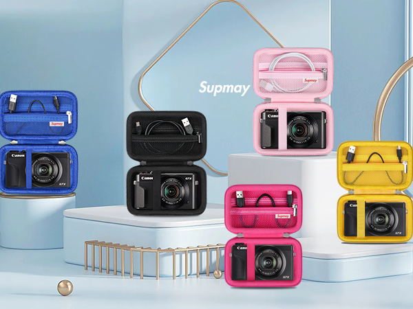 Amazon.com: Supmay Camera Case for Canon Powershot G7 X Mark