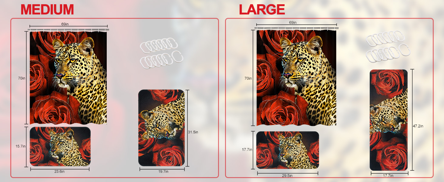 Wild Animal Shower Curtain