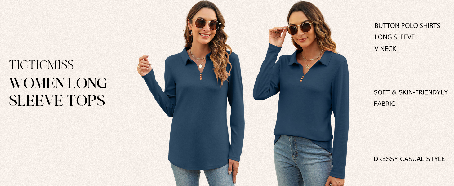 long sleeve shirts for women