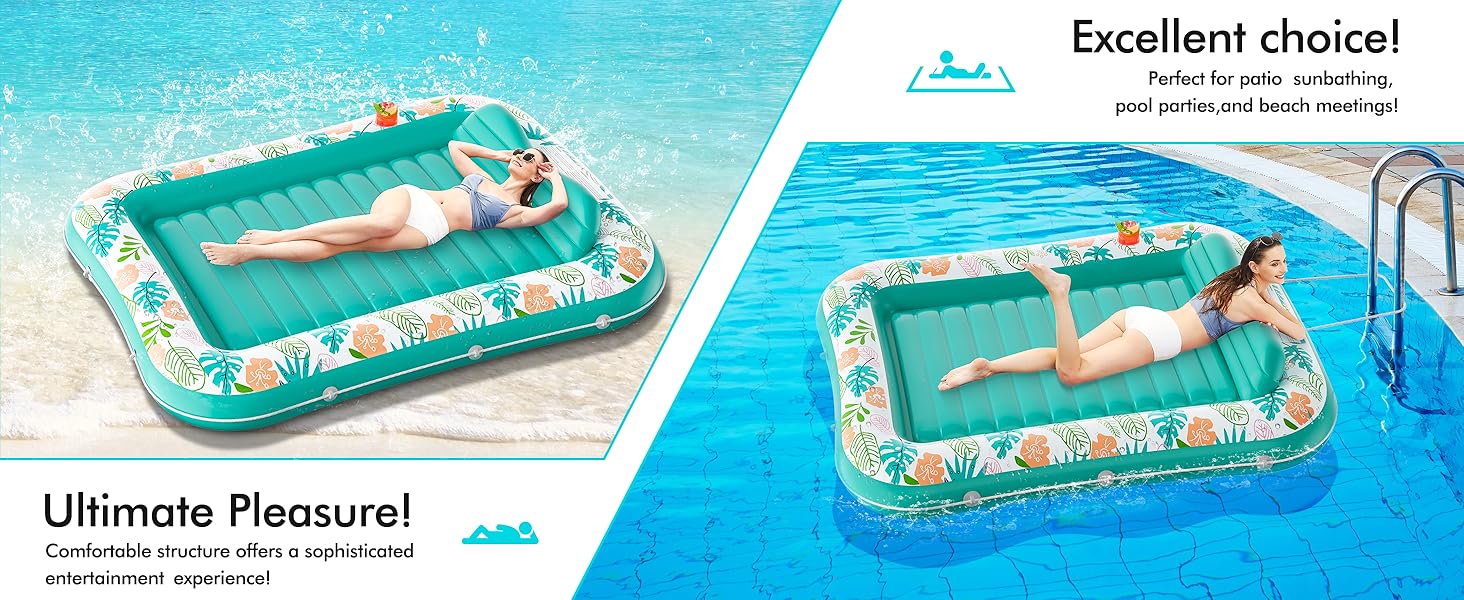 Comfortable Tanning Pool