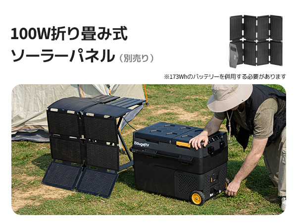 BougeRV ポータブル冷蔵庫 車載冷蔵庫 40L 未使用 BougeRV CRD2ポータブル冷蔵庫 40L│デュアルゾーン・個別制御