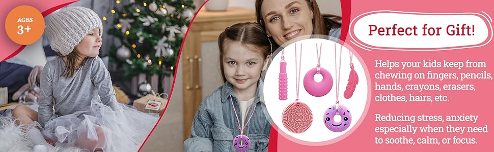 cookie chew necklace for girls
