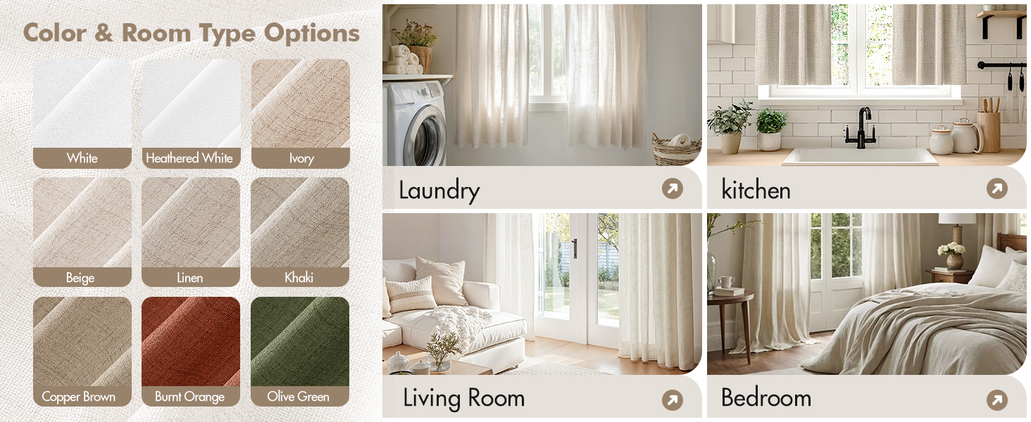 Color & Room Type Options