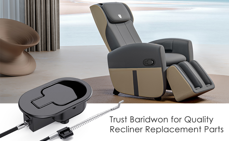 Baridwon Recliner Replacement Parts(1 Sets), Recliner Cable