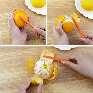 The use details of orange peeler tool